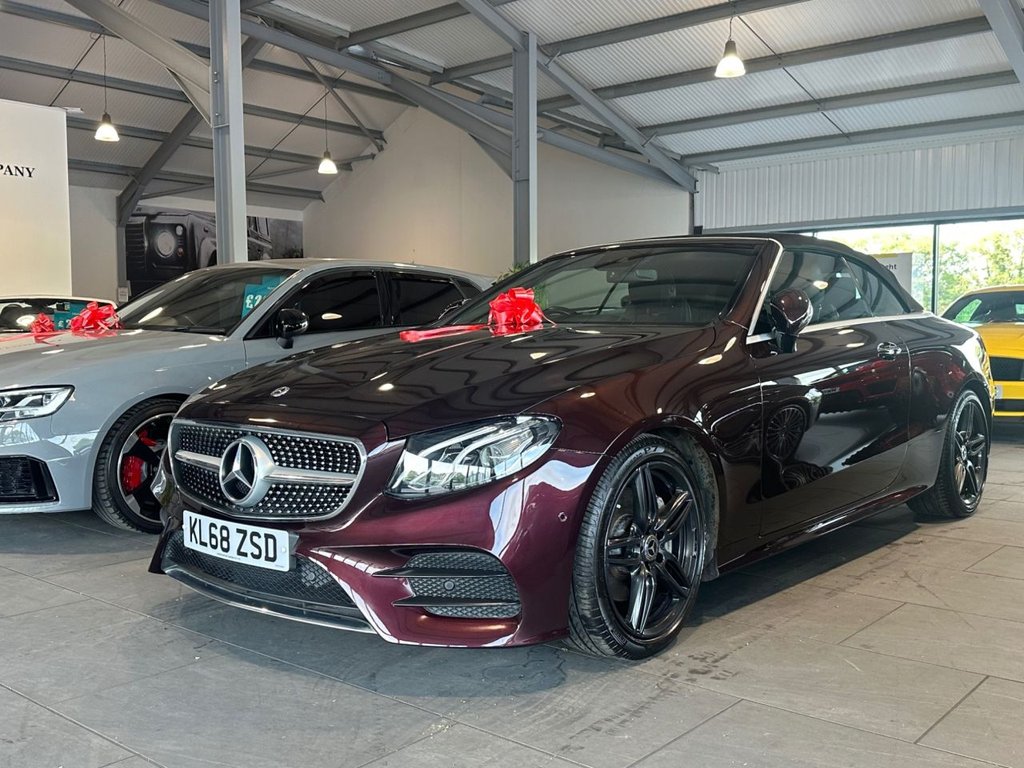 USED 2019 68 MERCEDES-BENZ E-CLASS 2.0 E220d AMG Line (Premium) Cabriolet 2dr Diesel G-Tronic+ Euro 6 (s/s) (194 ps) 