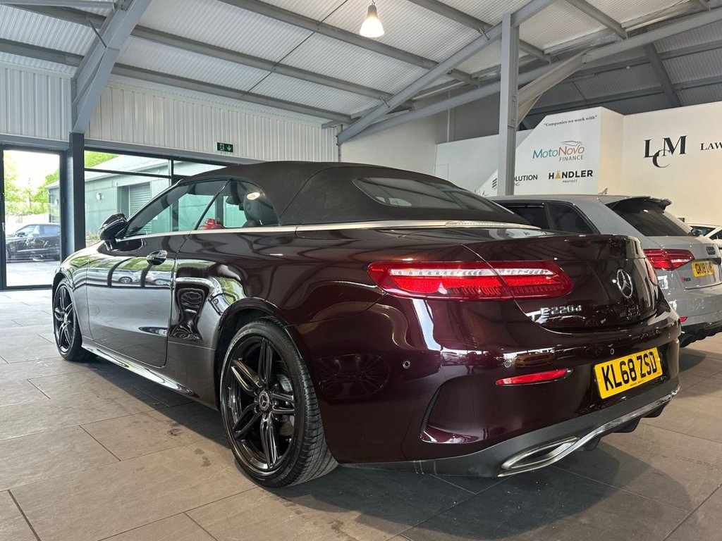 USED 2019 68 MERCEDES-BENZ E-CLASS 2.0 E220d AMG Line (Premium) Cabriolet 2dr Diesel G-Tronic+ Euro 6 (s/s) (194 ps) 