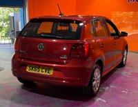USED 2015 65 VOLKSWAGEN POLO 1.2 TSI BlueMotion Tech SE Hatchback 5dr Petrol Manual Euro 6 (s/s) (90 ps) Carmen Red. Parking Pack.
