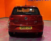 USED 2015 65 VOLKSWAGEN POLO 1.2 TSI BlueMotion Tech SE Hatchback 5dr Petrol Manual Euro 6 (s/s) (90 ps) Carmen Red. Parking Pack.