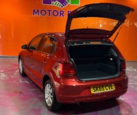 USED 2015 65 VOLKSWAGEN POLO 1.2 TSI BlueMotion Tech SE Hatchback 5dr Petrol Manual Euro 6 (s/s) (90 ps) Carmen Red. Parking Pack.