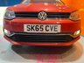 USED 2015 65 VOLKSWAGEN POLO 1.2 TSI BlueMotion Tech SE Hatchback 5dr Petrol Manual Euro 6 (s/s) (90 ps) Carmen Red. Parking Pack.