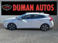 USED 2016 66 VOLVO V40 1.5 T3 R-Design Hatchback 5dr Petrol Auto Euro 6 (s/s) (152 ps) REAR SENSORS+ PRIVACY GLASS+ START/STOP+ CRUISE CONTROL+ DUAL CLIMATE CONTROL+ AUTO HEADLIGHTS+ HALF LEATHER TRIM+ TYRE MONITOR+ BLUETOOTH+ DAB+ 17 INCH ALLOY WHEELS+