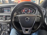 USED 2016 66 VOLVO V40 1.5 T3 R-Design Hatchback 5dr Petrol Auto Euro 6 (s/s) (152 ps) REAR SENSORS+ PRIVACY GLASS+ START/STOP+ CRUISE CONTROL+ DUAL CLIMATE CONTROL+ AUTO HEADLIGHTS+ HALF LEATHER TRIM+ TYRE MONITOR+ BLUETOOTH+ DAB+ 17 INCH ALLOY WHEELS+