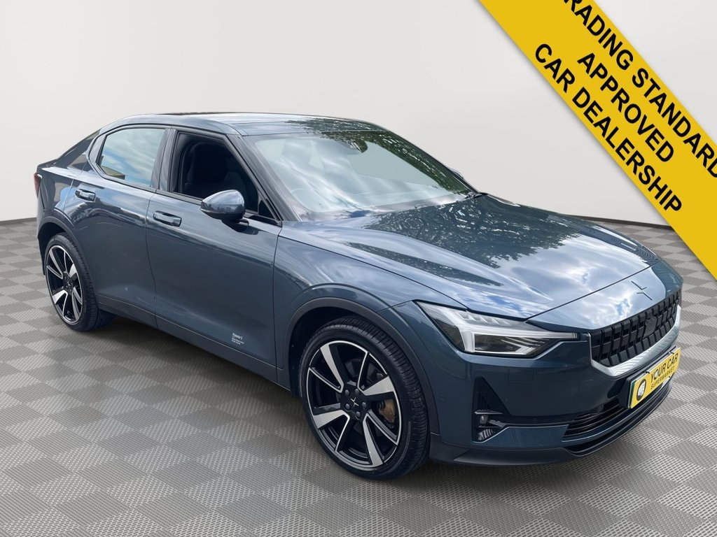 USED 2021 21 POLESTAR POLESTAR 2 Dual Motor 78kWh Long Range Plus Pilot Fastback 5dr Electric Auto 4WDE (408 ps) 360 Camera, Heated Seats