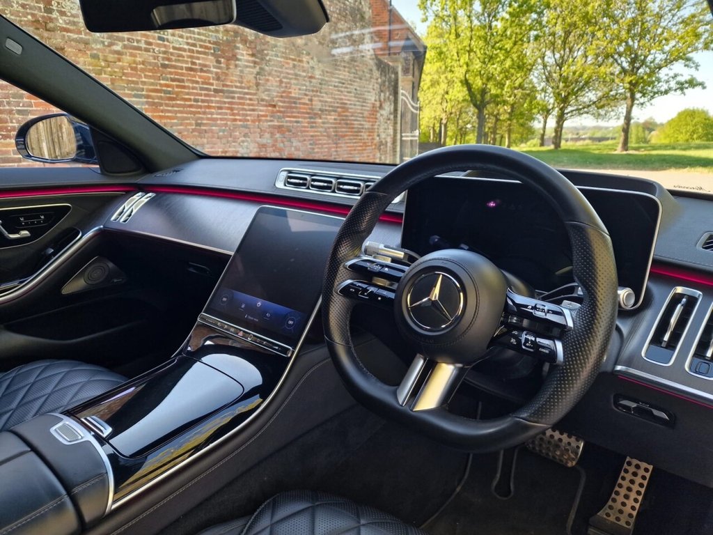 USED 2022 22 MERCEDES-BENZ S-CLASS 3.0 S580eL 22kWh AMG Line (Premium Plus, Executive) Saloon 4dr Petrol Plug-in Hybrid G-Tronic+ Euro 6 (s/s) (510 ps) FINANCE AVAILABLE