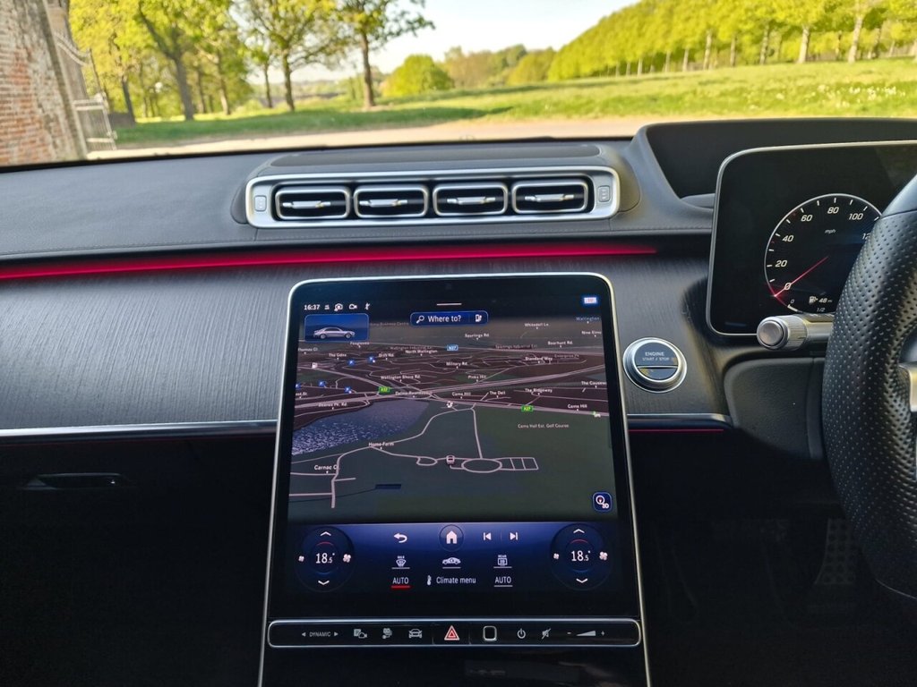 USED 2022 22 MERCEDES-BENZ S-CLASS 3.0 S580eL 22kWh AMG Line (Premium Plus, Executive) Saloon 4dr Petrol Plug-in Hybrid G-Tronic+ Euro 6 (s/s) (510 ps) FINANCE AVAILABLE