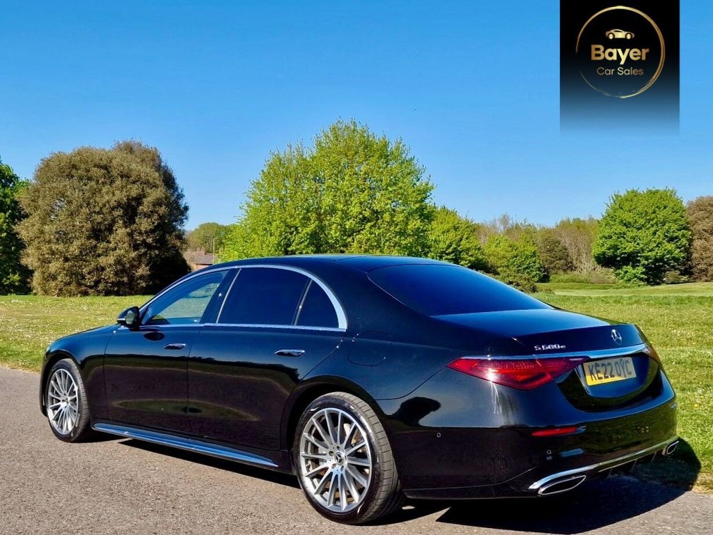 USED 2022 22 MERCEDES-BENZ S-CLASS 3.0 S580eL 22kWh AMG Line (Premium Plus, Executive) Saloon 4dr Petrol Plug-in Hybrid G-Tronic+ Euro 6 (s/s) (510 ps) FINANCE AVAILABLE