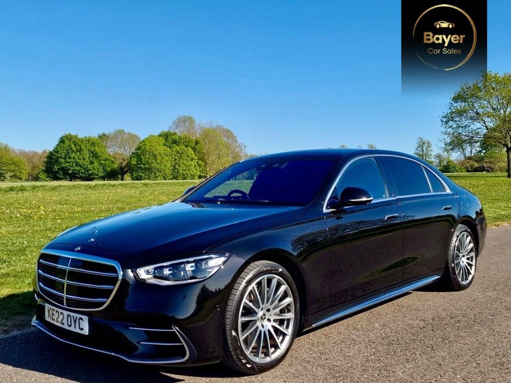 USED 2022 22 MERCEDES-BENZ S-CLASS 3.0 S580eL 22kWh AMG Line (Premium Plus, Executive) Saloon 4dr Petrol Plug-in Hybrid G-Tronic+ Euro 6 (s/s) (510 ps) FINANCE AVAILABLE