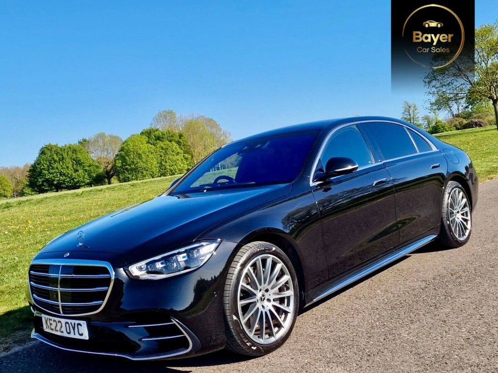 USED 2022 22 MERCEDES-BENZ S-CLASS 3.0 S580eL 22kWh AMG Line (Premium Plus, Executive) Saloon 4dr Petrol Plug-in Hybrid G-Tronic+ Euro 6 (s/s) (510 ps) FINANCE AVAILABLE