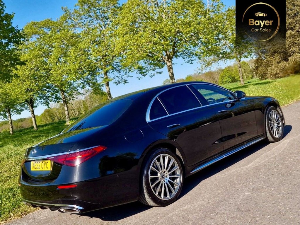 USED 2022 22 MERCEDES-BENZ S-CLASS 3.0 S580eL 22kWh AMG Line (Premium Plus, Executive) Saloon 4dr Petrol Plug-in Hybrid G-Tronic+ Euro 6 (s/s) (510 ps) FINANCE AVAILABLE