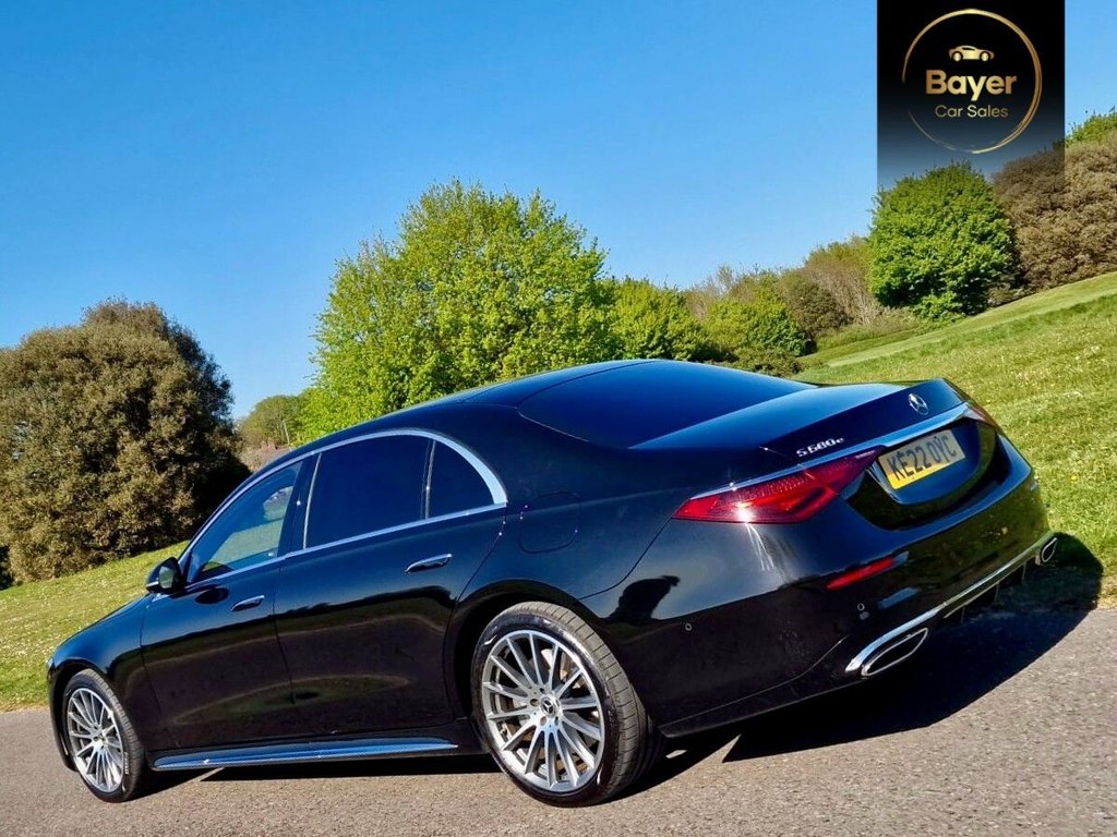 USED 2022 22 MERCEDES-BENZ S-CLASS 3.0 S580eL 22kWh AMG Line (Premium Plus, Executive) Saloon 4dr Petrol Plug-in Hybrid G-Tronic+ Euro 6 (s/s) (510 ps) FINANCE AVAILABLE