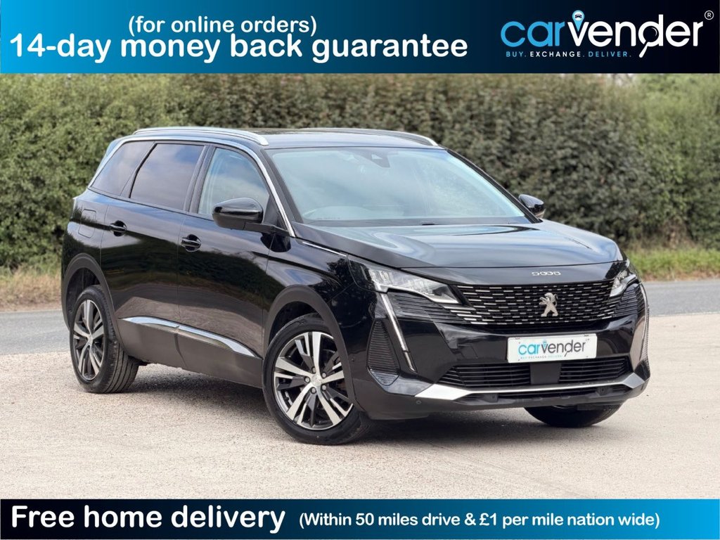 USED 2021 21 PEUGEOT 5008 1.2 PureTech Allure Premium SUV 5dr Petrol Manual Euro 6 (s/s) (130 ps) 1 Owner|5 Services|Camera|SatNav|7 Seats|Apple CarPlay/Android Auto|