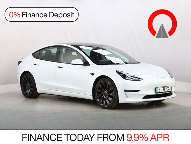 View our Tesla Model 3 (Dual Motor) Performance Saloon 4dr Electric Auto 4WDE (Performance Upgrade) (449 bhp)