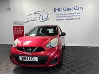 USED 2014 14 NISSAN MICRA 1.2 Visia Hatchback 5dr Petrol Manual Euro 5 (80 ps) &pound;35 ROAD TAX