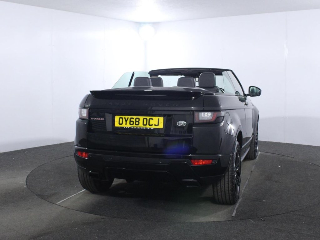USED 2018 68 LAND ROVER RANGE ROVER EVOQUE 2.0 TD4 HSE Dynamic Convertible 2dr Diesel Auto 4WD Euro 6 (s/s) (180 ps) 