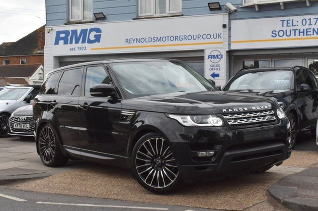View our Land Rover Range Rover Sport 3.0 SD V6 HSE SUV 5dr Diesel Auto 4WD Euro 5 | PANORAMIC ROOF | HEATED FRONT AND REAR SEATS | REVERSE CAMERA | ELECTRIC TAILGATE | CREAM INTERIOR | CLIMATE CONTROL 