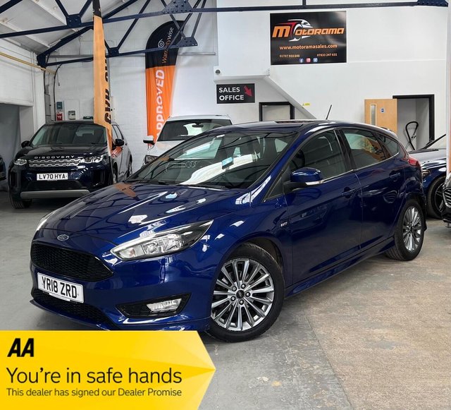 2018 FOCUS 1.0T ECOBOOST ST LINE EURO 6 S S 5DR SATNAV APPLE CAR... photo