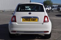 USED 2018 68 FIAT 500 1.2 Lounge Hatchback 3dr Petrol Manual Euro 6 (s/s) (69 bhp) DAB Radio - Cruise Control - Parking Sensors