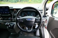USED 2021 71 FORD TRANSIT CUSTOM 2.0 300 EcoBlue Limited Panel Van 5dr Diesel Manual L2 H1 Euro 6 (s/s) (130 ps) FROZEN WHITE PAINTWORK + HEATD SEATS + F&R PARK SENSORS