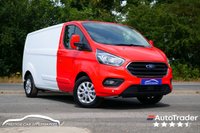 USED 2021 71 FORD TRANSIT CUSTOM 2.0 300 EcoBlue Limited Panel Van 5dr Diesel Manual L2 H1 Euro 6 (s/s) (130 ps) FROZEN WHITE PAINTWORK + HEATD SEATS + F&R PARK SENSORS