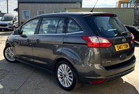 USED 2017 17 FORD GRAND C-MAX 2.0 TDCi Titanium MPV 5dr Diesel Manual Euro 6 (s/s) (150 ps) - FSH - APPLE CAR PLAY - SAT NAV - BLUETOOTH - P/SENSORS - CRUISE - 2 OWNERS - 7 SEATS