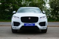 USED 2020 70 JAGUAR F-PACE 2.0 P250i Chequered Flag SUV 5dr Petrol Auto AWD Euro 6 (s/s) (250 ps) GLACIER WHITE METALLIC PAINTWORK + SUNROOF + WINTER PACK + BLACK PACK
