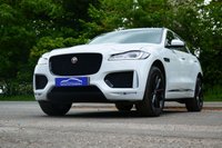 USED 2020 70 JAGUAR F-PACE 2.0 P250i Chequered Flag SUV 5dr Petrol Auto AWD Euro 6 (s/s) (250 ps) GLACIER WHITE METALLIC PAINTWORK + SUNROOF + WINTER PACK + BLACK PACK