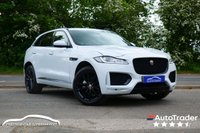 USED 2020 70 JAGUAR F-PACE 2.0 P250i Chequered Flag SUV 5dr Petrol Auto AWD Euro 6 (s/s) (250 ps) GLACIER WHITE METALLIC PAINTWORK + SUNROOF + WINTER PACK + BLACK PACK