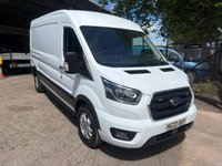 USED 2022 22 FORD TRANSIT 350 EcoBlue Limited L3 H2 LWB Med roof RWD Panel van 185 PS - AIR CON + ALLOYS + CRUISE AIR CON + CRUISE + WET BELT REPLACED ON SALE