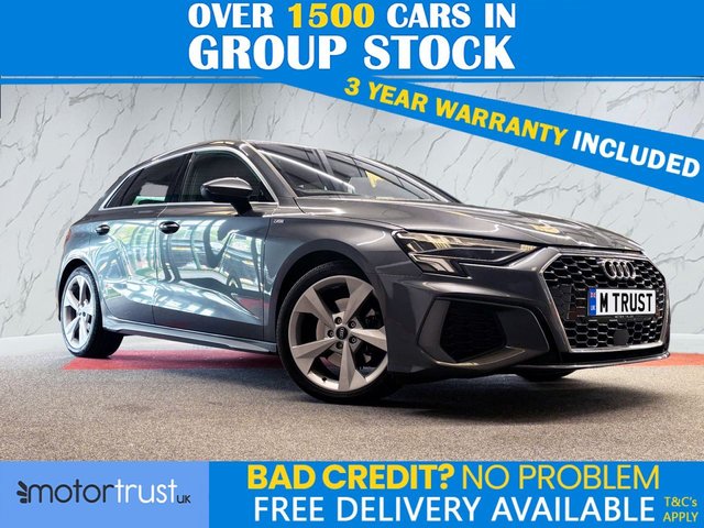 2021 AUDI A3 1.5 TFSI 35 S LINE SPORTBACK 5DR PETROL S TRONIC EURO 6... photo