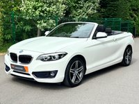 USED 2017 67 BMW 2 SERIES 1.5 218i Sport Convertible 2dr Petrol Manual Euro 6 (s/s) (136 ps) 1 FORMER KEEPER, GREAT HISTORY