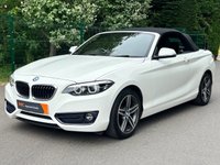 USED 2017 67 BMW 2 SERIES 1.5 218i Sport Convertible 2dr Petrol Manual Euro 6 (s/s) (136 ps) 1 FORMER KEEPER, GREAT HISTORY