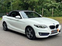 USED 2017 67 BMW 2 SERIES 1.5 218i Sport Convertible 2dr Petrol Manual Euro 6 (s/s) (136 ps) 1 FORMER KEEPER, GREAT HISTORY
