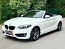 USED 2017 67 BMW 2 SERIES 1.5 218i Sport Convertible 2dr Petrol Manual Euro 6 (s/s) (136 ps) 1 FORMER KEEPER, GREAT HISTORY