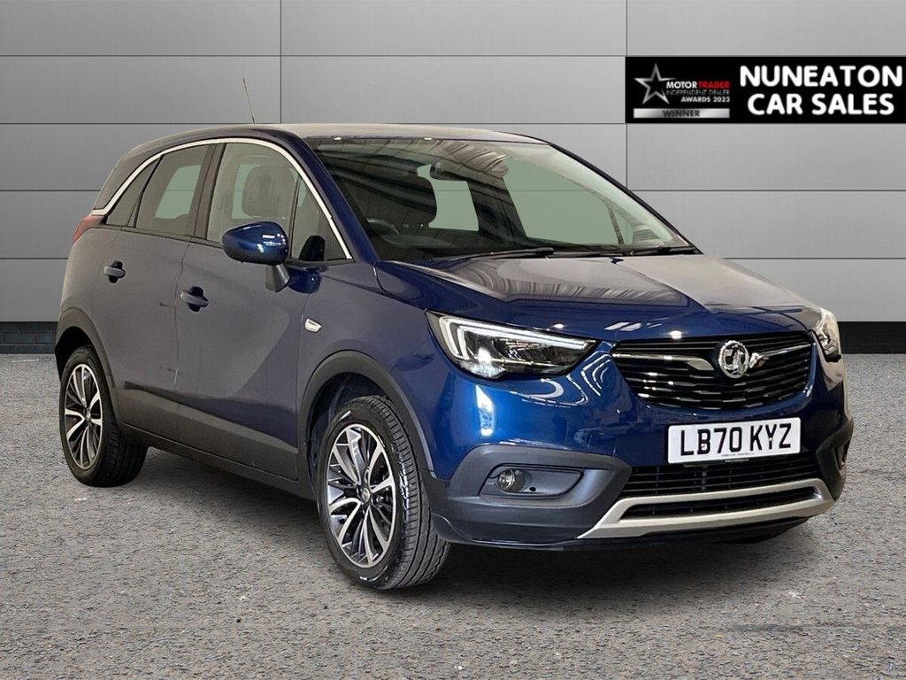 USED 2020 70 VAUXHALL CROSSLAND X 1.2 Turbo Elite SUV 5dr Petrol Auto Euro 6 (s/s) (130 ps) REAR PARKING SENSORS