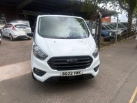 USED 2022 22 FORD TRANSIT CUSTOM 300 EcoBlue Trend L2 H1 LWB Low roof panel van - AIR CON + CRUISE 