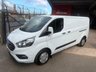 USED 2022 22 FORD TRANSIT CUSTOM 300 EcoBlue Trend L2 H1 LWB Low roof panel van - AIR CON + CRUISE 