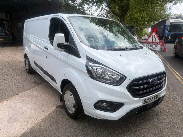 View our Ford Transit Custom 300 EcoBlue Trend L2 H1 LWB Low roof panel van - AIR CON + CRUISE