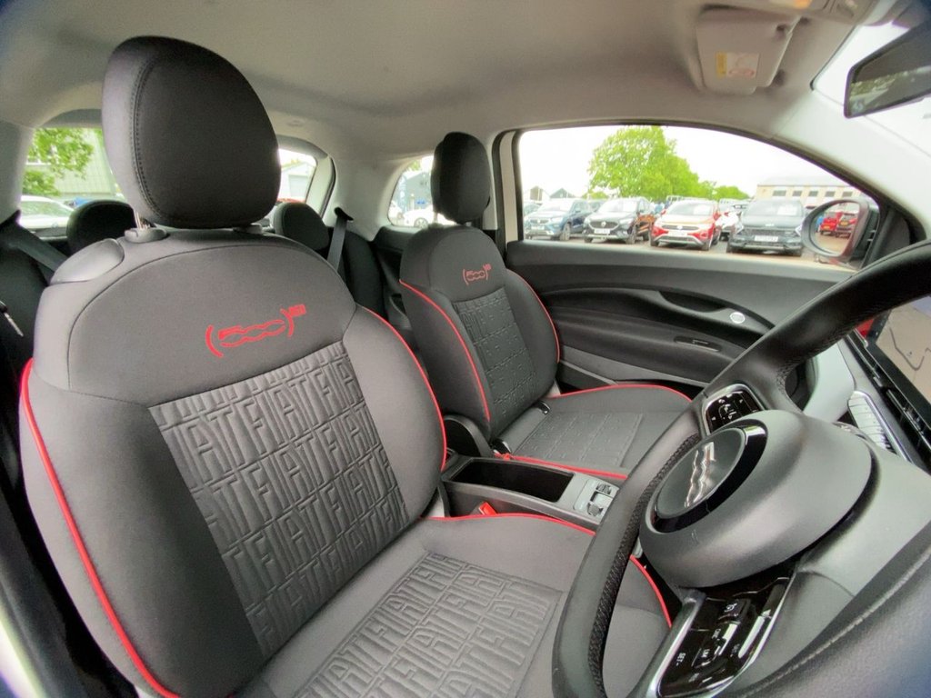 USED 2025 75 FIAT 500E 42kWh RED Hatchback 3dr Electric Auto (118 ps) Hatchback