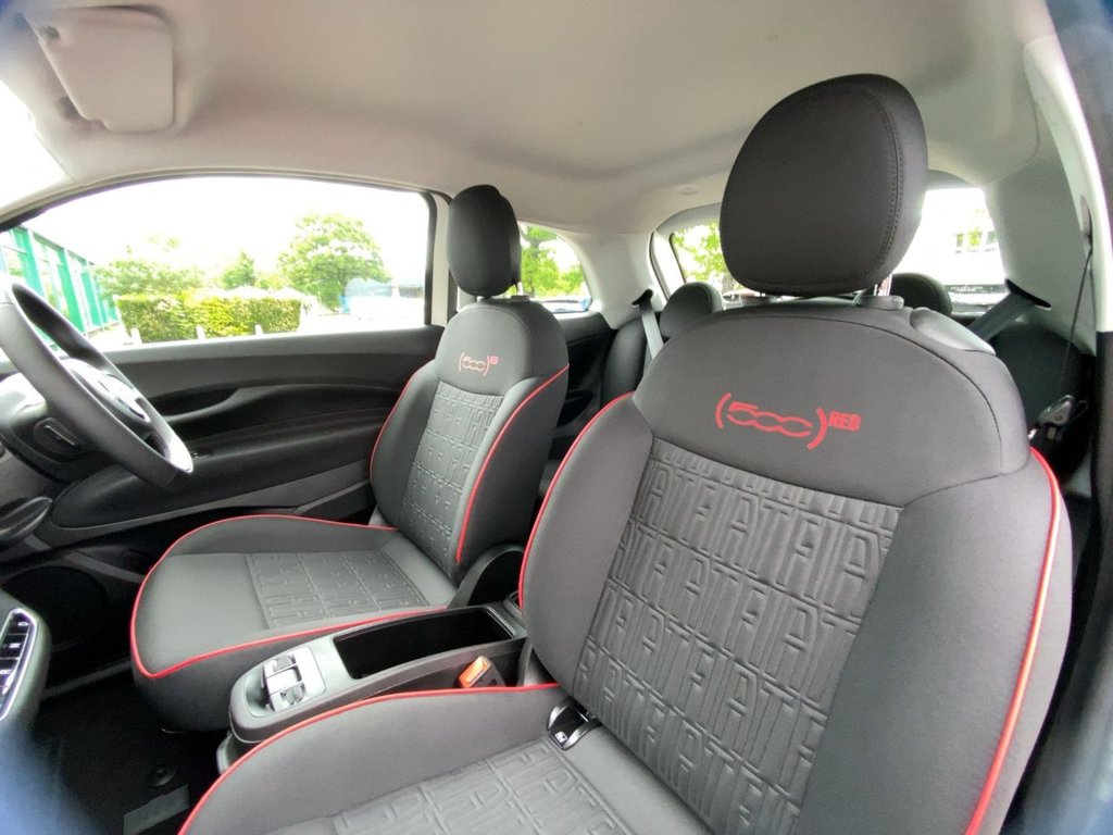 USED 2025 75 FIAT 500E 42kWh RED Hatchback 3dr Electric Auto (118 ps) Hatchback