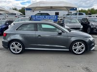 USED 2016 66 AUDI A3 1.4 Petrol (TFSI), CoD, S Line, 3 Door Hatchback, Manual, Euro 6, �&pound;20 Yearly Road Tax (Low Emissions). FULL 12 MONTH MOT WITH EVERY CAR