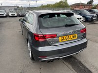 USED 2016 66 AUDI A3 1.4 Petrol (TFSI), CoD, S Line, 3 Door Hatchback, Manual, Euro 6, �&pound;20 Yearly Road Tax (Low Emissions). FULL 12 MONTH MOT WITH EVERY CAR