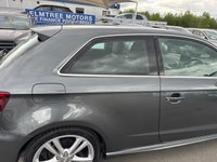 USED 2016 66 AUDI A3 1.4 Petrol (TFSI), CoD, S Line, 3 Door Hatchback, Manual, Euro 6, �&pound;20 Yearly Road Tax (Low Emissions). FULL 12 MONTH MOT WITH EVERY CAR