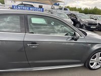 USED 2016 66 AUDI A3 1.4 Petrol (TFSI), CoD, S Line, 3 Door Hatchback, Manual, Euro 6, �&pound;20 Yearly Road Tax (Low Emissions). FULL 12 MONTH MOT WITH EVERY CAR
