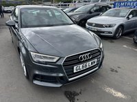 USED 2016 66 AUDI A3 1.4 Petrol (TFSI), CoD, S Line, 3 Door Hatchback, Manual, Euro 6, �&pound;20 Yearly Road Tax (Low Emissions). FULL 12 MONTH MOT WITH EVERY CAR