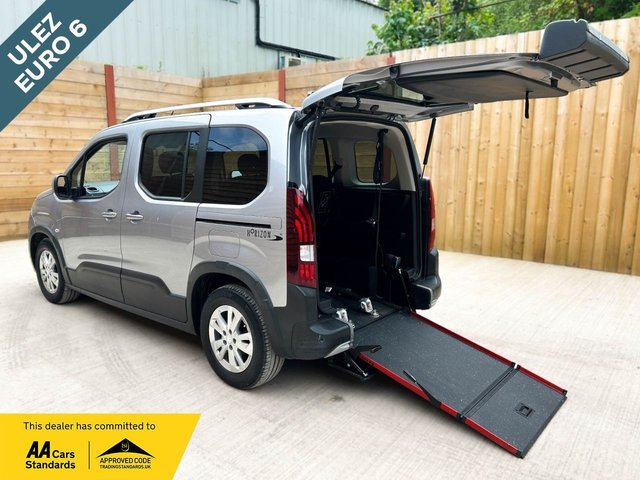 View our Peugeot Rifter 5 Seat Petrol Auto Wheelchair Accessible Disabled Access Vehicle WAV