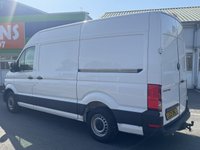 USED 2021 21 VOLKSWAGEN CRAFTER 2.0 TDI CR35 Startline Panel Van 5dr Diesel Manual FWD MWB High Roof Euro 6 (s/s) (102 ps) This 2021 Volkswagen Crafter presents a compelling proposition with its remarkably low mileage of just 70,003 miles for its age, a clear vehicle history check, and a Euro 6 compliant 2.0 litre TDI diesel engine. As a TDI CR35 Startline FWD MWB High Roof model, this van offers a practical and efficient solution for your needs, featuring the Composition Audio system with Bluetooth connectivity for seamless communication and entertainment on the go.