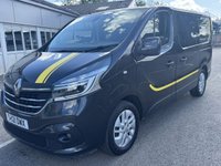 USED 2021 21 RENAULT TRAFIC 2.0 dCi ENERGY 28 Sport Panel Van 5dr Diesel Manual SWB Standard Roof Euro 6 (s/s) (120 ps) This 2021 Renault Trafic boasts a clear vehicle history, offering you peace of mind. This dCi ENERGY 28 Sport SWB Standard Roof model is powered by an efficient 2.0 litre diesel engine, meeting Euro 6 emission standards. Its Sport trim level adds a touch of style and practicality, making it a versatile choice for a variety of needs. The Trafic's robust 2.0 dCi engine provides a strong performance while remaining economical, a key advantage over many other vans in its class.