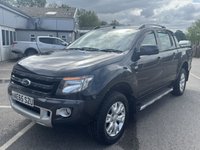 USED 2015 65 FORD RANGER 3.2 TDCi Wildtrak Pickup Double Cab 4dr Diesel Auto 4WD Euro 5 (200 ps) This 2015 Ford Ranger 3.2 TDCi Wildtrak Auto 4WD Euro 5 4dr boasts a clear vehicle history, offering peace of mind for its next owner. This robust four wheel drive pickup is powered by a capable 3.2 litre diesel engine and features the desirable Wildtrak trim, known for its distinctive styling and enhanced features. With a substantial towing weight of 3500 kg, this Ranger is ready for demanding tasks, whether for work or leisure. The Wildtrak variant stands out with its specific enhancements.